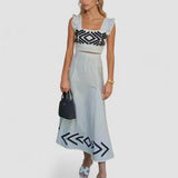 Cristeta – Compleu Damă Elegant cu Fustă și Top Chic Feminin