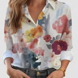 Regine | Bluză elegantă cu design floral