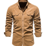 Cămașă - Amestec Respirabil de Formă Lungă și Control al Căldurii