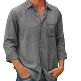 Cămașă – Amestec Respirabil, Croială Relaxată și Mișcare Ușoară