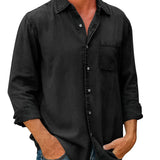 Cămașă – Amestec Respirabil, Croială Relaxată și Mișcare Ușoară