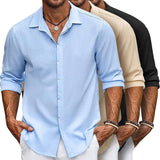 Cămașă - Amestec Respirabil cu Croi Ajustat și Cădere Moale