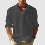 Cămașă - Față cu Butoni & Bază Curbată cu Mâneci Reglabile