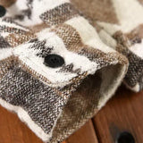 Cămașă Sacou – Amestec de Țesături cu Model Aztec și Formă Confortabilă