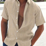 Cămașă - Amestec Ușor cu Mâneci Scurte și Mișcare Ușoară