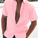 Cămașă - Amestec Ușor cu Mâneci Scurte și Mișcare Ușoară