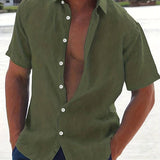 Cămașă - Amestec Ușor cu Mâneci Scurte și Mișcare Ușoară