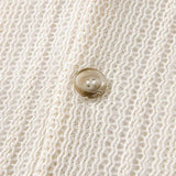 Cămașă - Guler Canelat & Amestec Ușor de Poliester