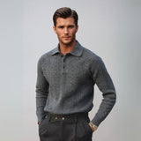 Antonio | Cămașă din poliester cu guler de scorțișoară