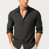 Cămașă - Guler Inteligent și Buton Complet pentru Mișcare Ușoară