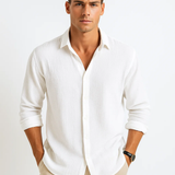 Cămașă - Guler Inteligent și Buton Complet pentru Mișcare Ușoară