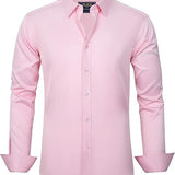 Cămașă - Material Elastic și Mișcare Fără Șifonare