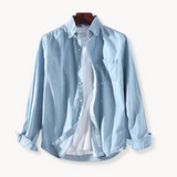 Cămașă - Yoke Occidental și Față cu Butoane pentru Utilizare Relaxată