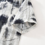 Cămașă cu Mâneci Scurte - Imprimare Frontală & Croială Relaxată