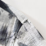 Cămașă cu Mâneci Scurte - Imprimare Frontală & Croială Relaxată