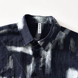 Cămașă cu Mâneci Scurte - Imprimare Frontală & Croială Relaxată