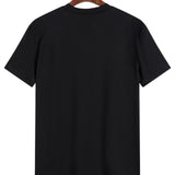 Tricou – Croi Regular din Amestec de Poliester cu Decolteu Moale