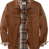 Casaco Trucker – Amestec de Țesătură Cerată și Rezistent la Ploaie Ușoară