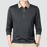 António – Polo Casual cu Mâneci Lungi pentru Afaceri