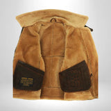 Hunter - Original jachetă de iarnă din piele pentru bărbați