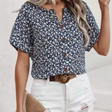 Verna – Bluză de Damă Elegantă cu Imprimeu Floral