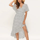 Liva – Rochie de Damă Wikkel Elegantă și Vaporoasă