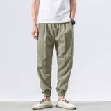 Yoko - Pantaloni japonezi confortabili Khaki