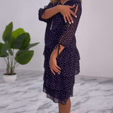 Julie | Rochie Elegantă cu Puncte