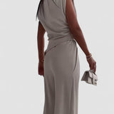 Arianna | Set confortabil din două piese, maro deschis