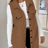 AURA | Vestă Elegantă din Lână Fără Mâneci