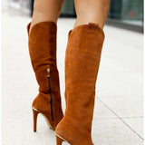 Martina – Cizme de Damă Elegante cu Toc Stiletto Până la Genunchi