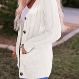 MARZENA | Cardigan confortabil cu tricot