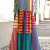 Chelo - Rochie Vintage cu Model Artistic