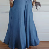 EMILIA – PANTALONI LARGI CONFORTABILI