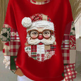 Zorica - Pulover de Crăciun cu motiv de Moș Crăciun