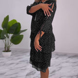 Julie | Rochie Elegantă cu Puncte