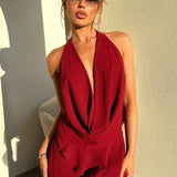 Lyla – Rochie Mini de Damă cu Decolteu Adânc și Croială Lejeră