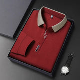 António – Polo Casual cu Mâneci Lungi pentru Afaceri