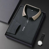 António – Polo Casual cu Mâneci Lungi pentru Afaceri