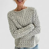 Victoria - Pulover cu Guler Barcă