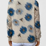 LIZA | Elegant pullover cu flori