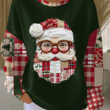 Zorica - Pulover de Crăciun cu motiv de Moș Crăciun