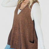 PALOMA – VESTĂ DIN TRICOU CU BUZUNARE CONFORTABILĂ