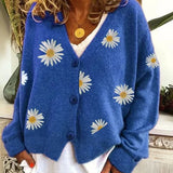 ANNELINA | Cardigan Floral Casual Elegant