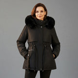 Cătălina - Geacă de iarnă călduroasă cu fleece