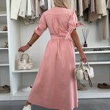 Luise – Rochie de Damă Denim Elegantă cu Detalii Strălucitoare