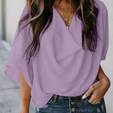 Helga - Bluză cu Mâneci Tip Băta