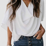 Helga - Bluză cu Mâneci Tip Băta