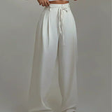 Josephine | Pantaloni cu talie înaltă și picioare largi