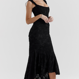 Carisia – Rochie de Damă Maxi Elegantă cu Dantelă